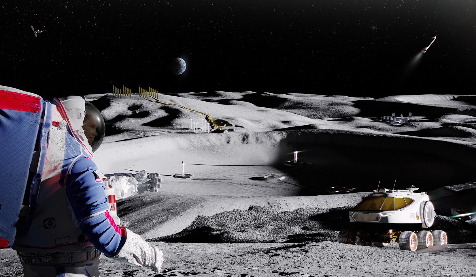Amplifying the Voice of Global Lunar Collaboration 5 Man on the moon